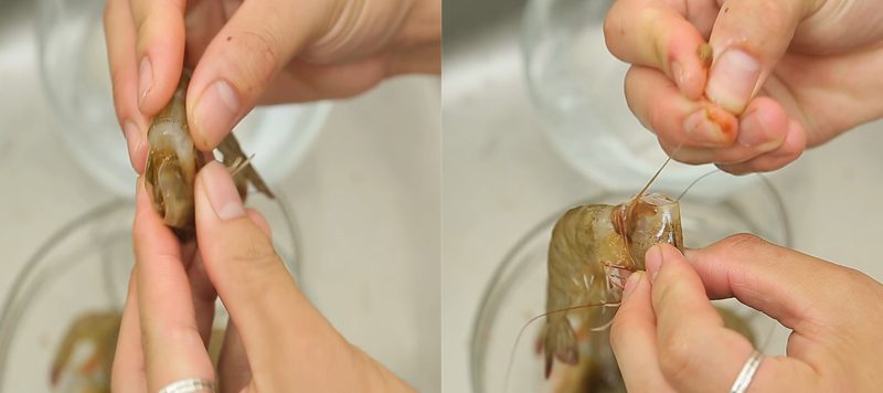 Step 1 Prepare the Shrimp Grilled Shrimp with Satay