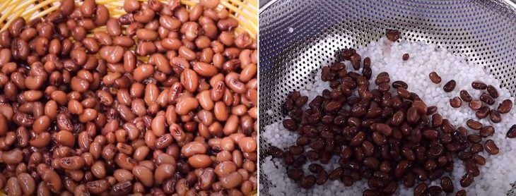 Step 1 Cooking the beans Thai-style sweet black bean dessert
