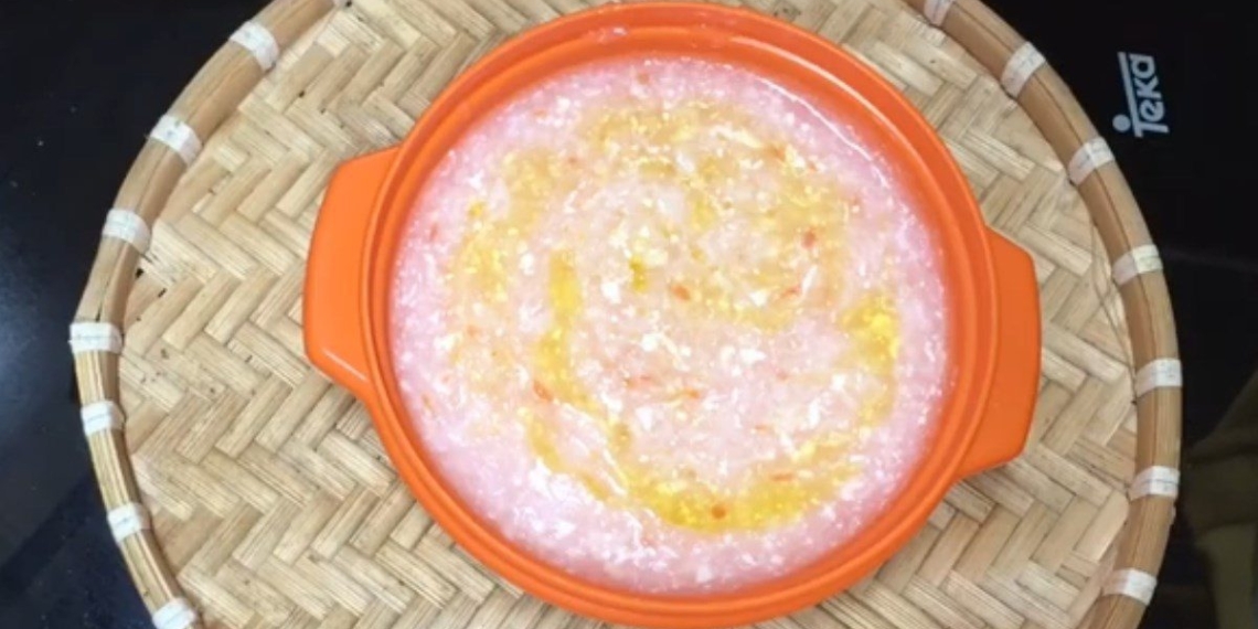 2 ways to cook pork skin tomato congee simple for babies 12261