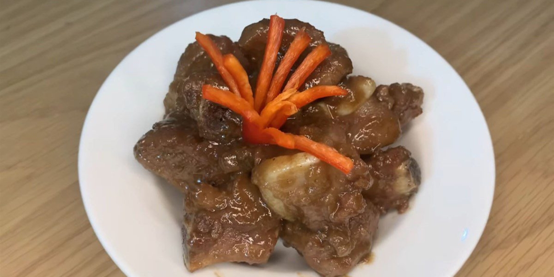 2 ways to make delicious and attractive braised spareribs with milk and lemongrass easy to make 09935