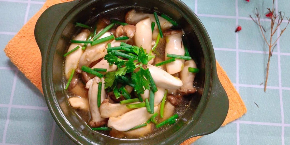 2 ways to make dry chicken thighs with pepper and simple mushroom sauce 04477