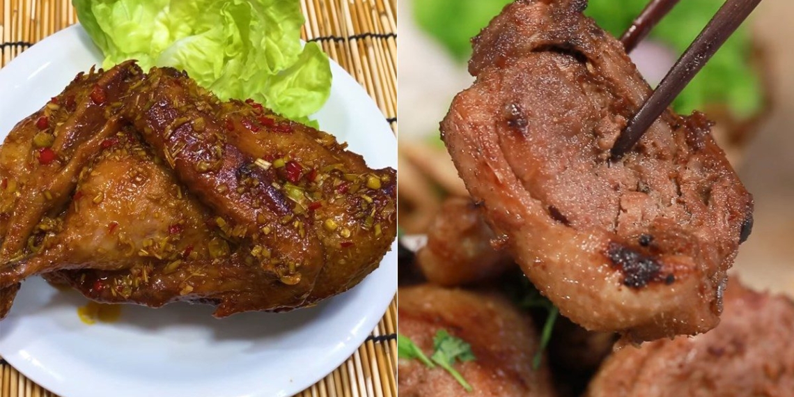 2 ways to make fried duck with chili salt and soft fried egg 02339