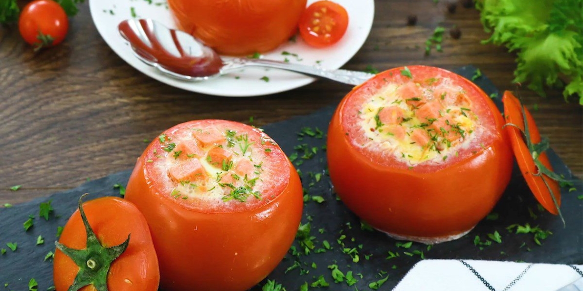 2 ways to make tomato and fresh orange steamed eggs delicious and tasty 08401