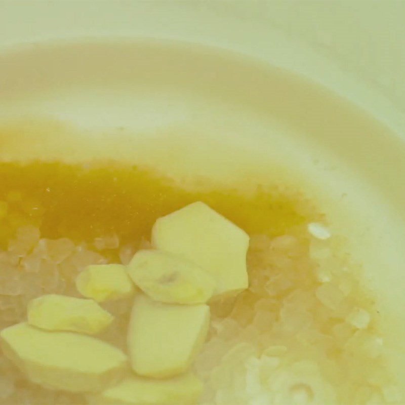 Step 7 Cooking Tea Cinnamon Flower Rice Cake