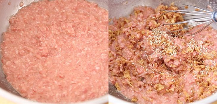 Step 1 Prepare the ingredients Fried pork stuffed eggs