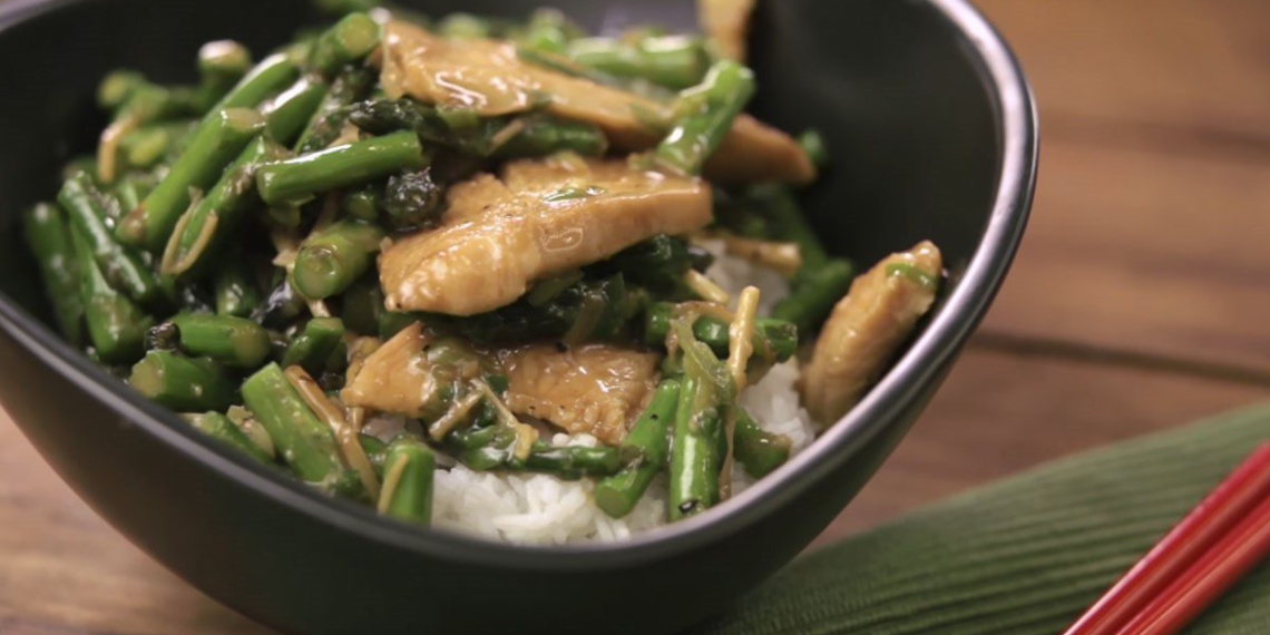 3 ways to make chicken stir fried with asparagus and corn delicious and attractive 07015