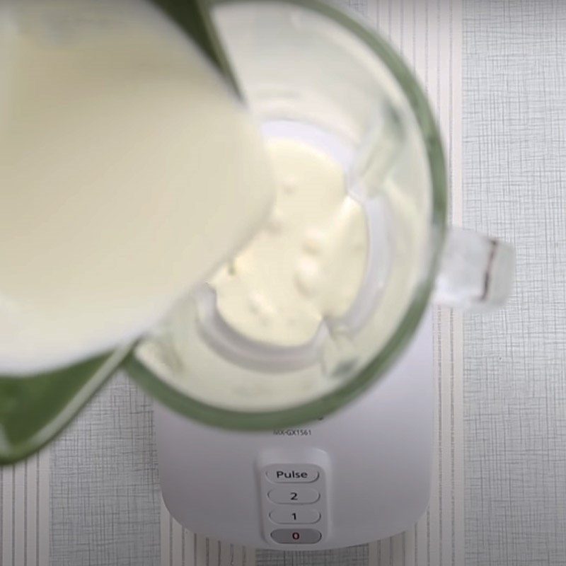 Step 2 Make the ice cream mixture for Coconut Lime Popsicle
