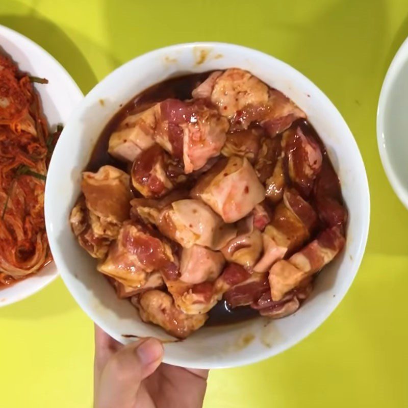 Step 2 Marinate the Pork Belly for Braised Pork Belly with Kimchi