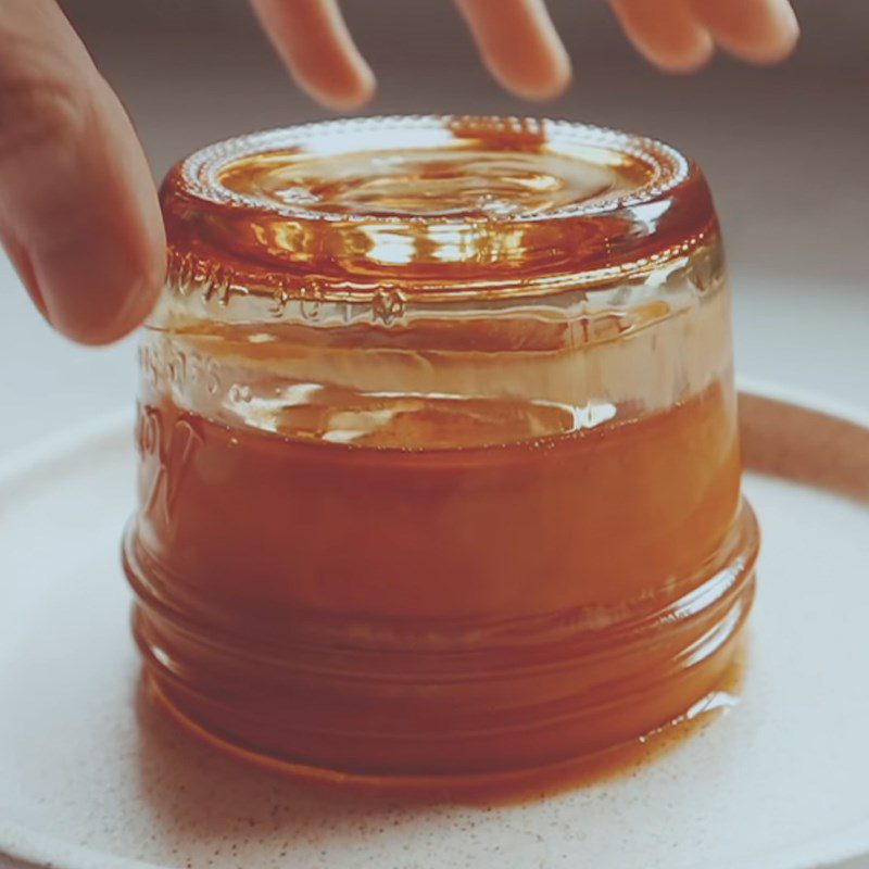 Step 6 Completion Thai Red Milk Tea Flan
