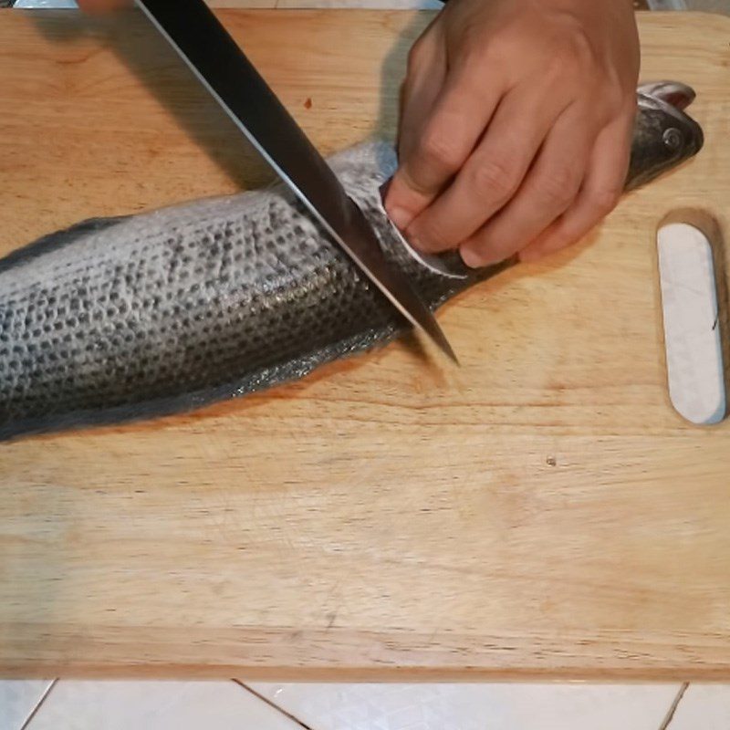 Step 1 Prepare snakehead fish Fried Snakehead Fish wrapped in Rice Paper