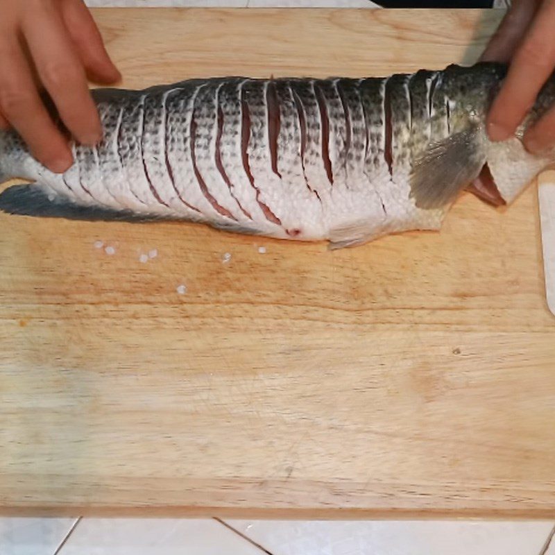 Step 1 Prepare snakehead fish Fried Snakehead Fish wrapped in Rice Paper