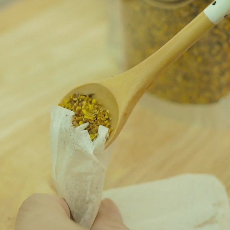Step 7 Cooking Tea Cinnamon Flower Rice Cake