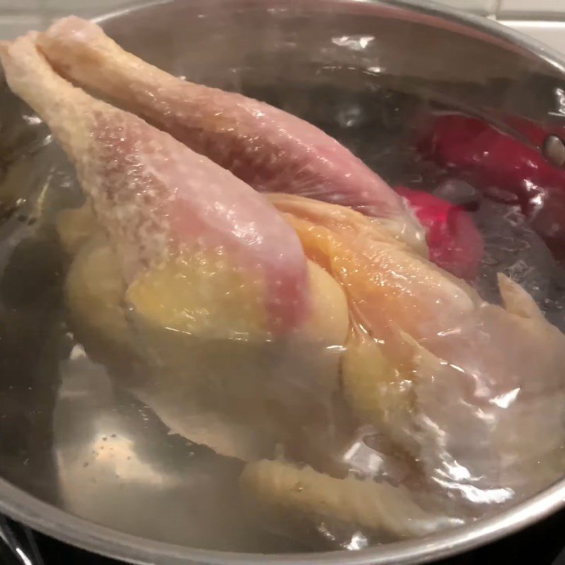 Step 4 Cook the broth Chicken Noodle with Mushroom