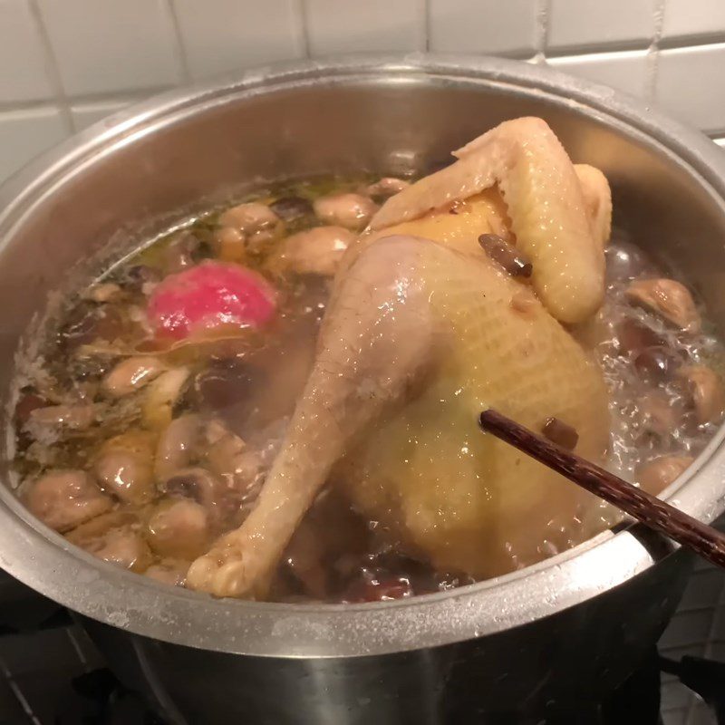 Step 5 Sautéing the mushrooms for Chicken Noodle with Mushroom