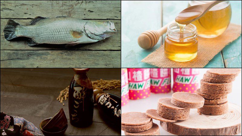 Ingredients for the dish 2 fried barramundi