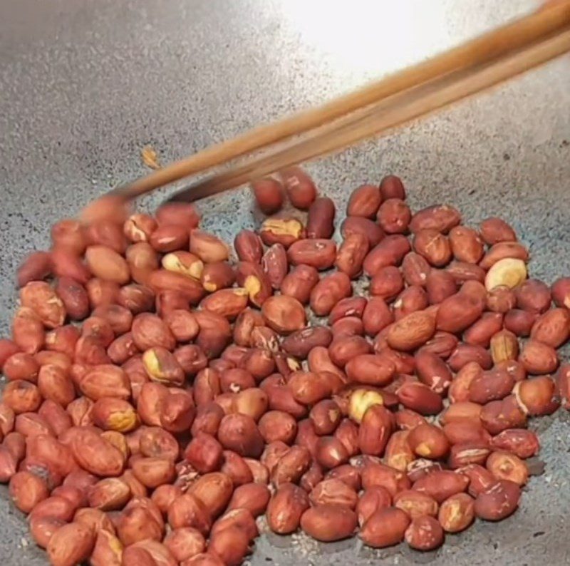 Step 1 Roast the peanuts Roasted Peanut with Sauce