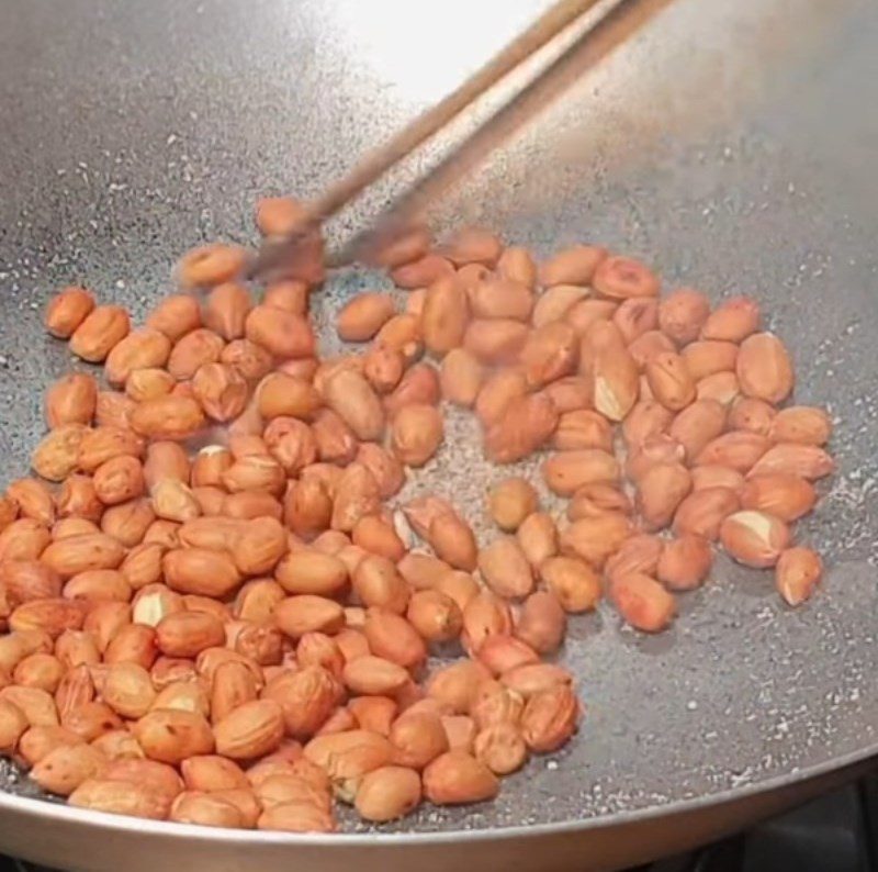 Step 1 Roast the peanuts Roasted Peanut with Sauce