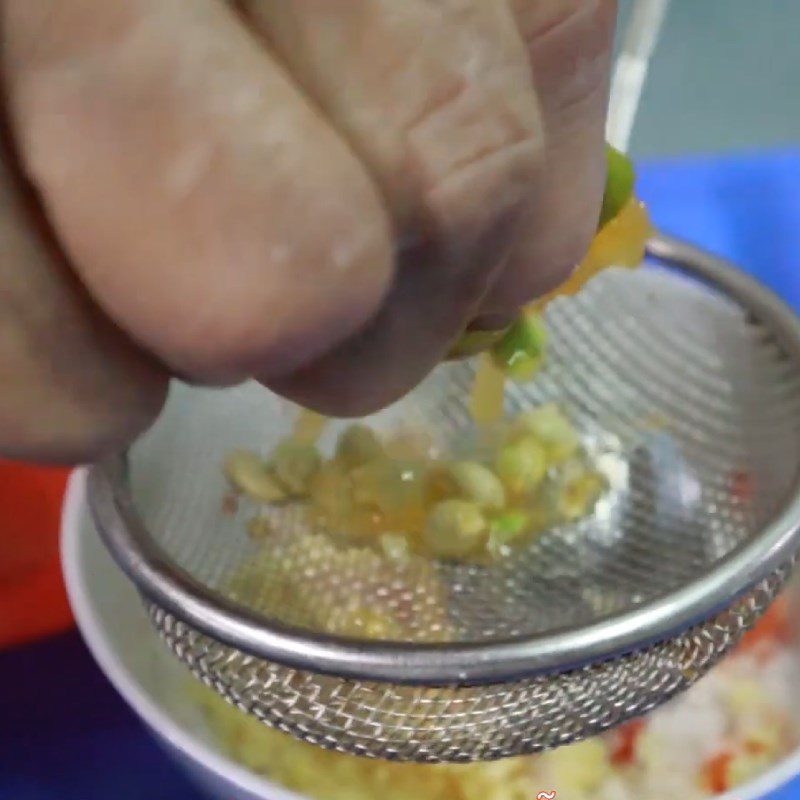 Step 4 Making the dipping sauce for crispy vegetarian fish