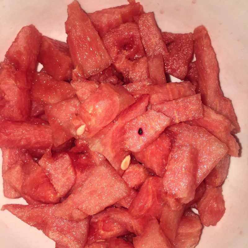 Step 1 Prepare the ingredients for Fresh Watermelon Lemon Smoothie