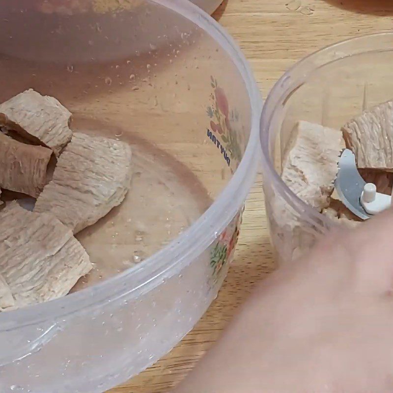 Step 1 Prepare the ingredients for Steamed Vegetarian Fish wrapped in Rice Paper