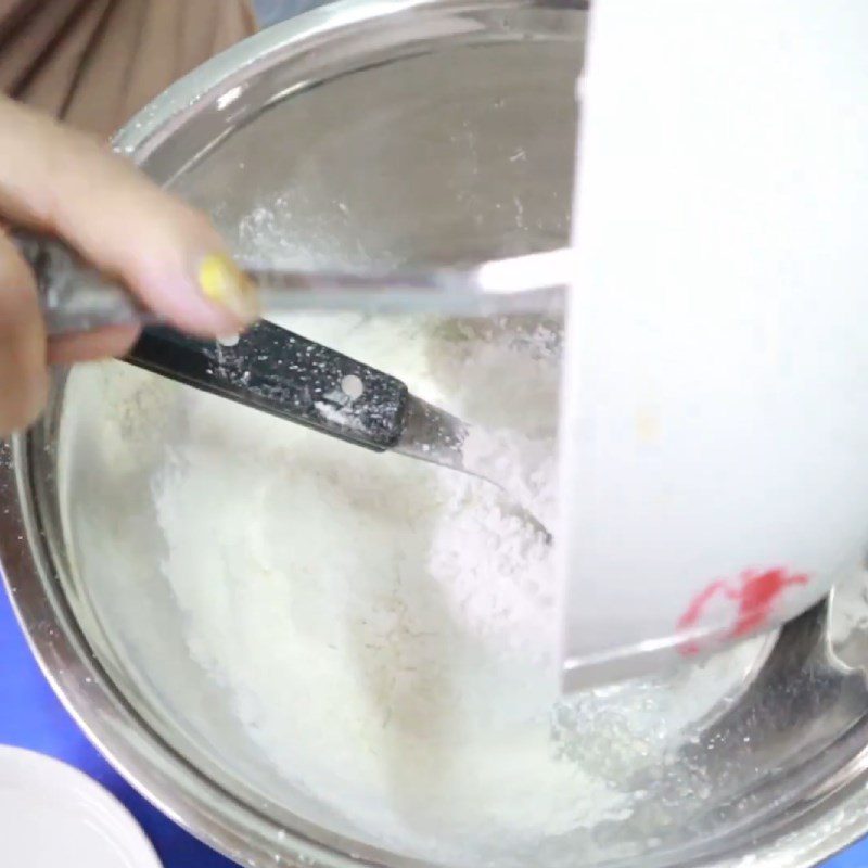 Step 2 Prepare the frying batter for Crispy Fried Vegetarian Fish