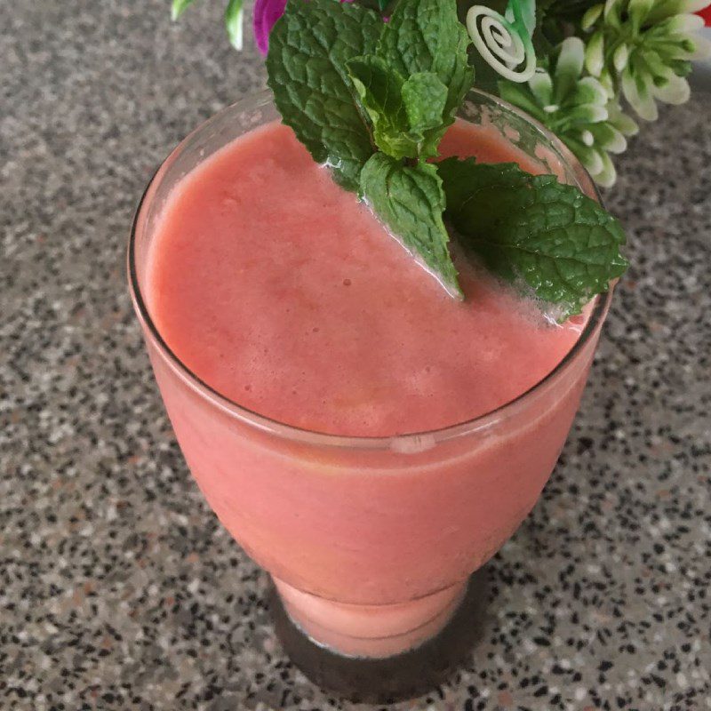 Step 3 Final Product Watermelon Yogurt Smoothie
