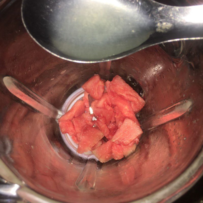 Step 2 Blend the Fresh Watermelon Lemon Smoothie