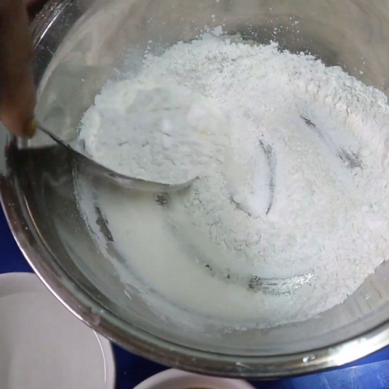 Step 2 Prepare the batter for crispy vegetarian fish