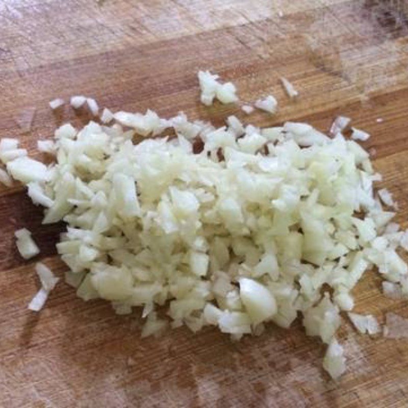 Step 2 Prepare the ingredients for fried stuffed eggplant
