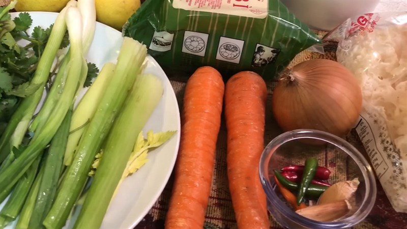 Ingredients for the dish Snow Mushroom Salad with Pork