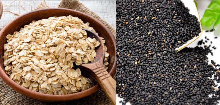 Ingredients for oat milk