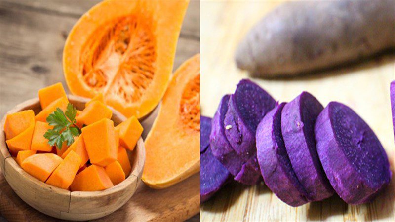 Ingredients for Pumpkin and Black Bean Dessert and Pumpkin and Sweet Potato Dessert