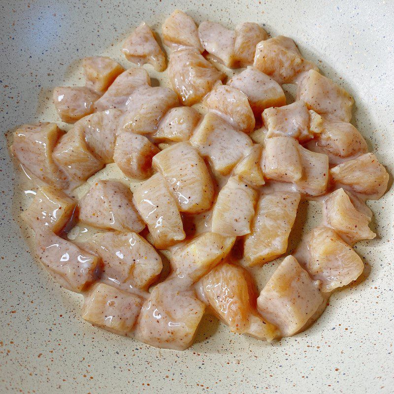 Step 3 Pan-fry the chicken breast Chicken Salad