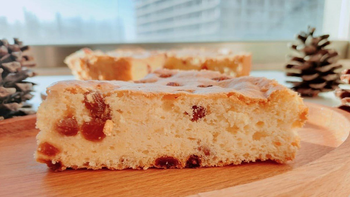 Butter Grape Sponge Cake (recipe shared by a user)