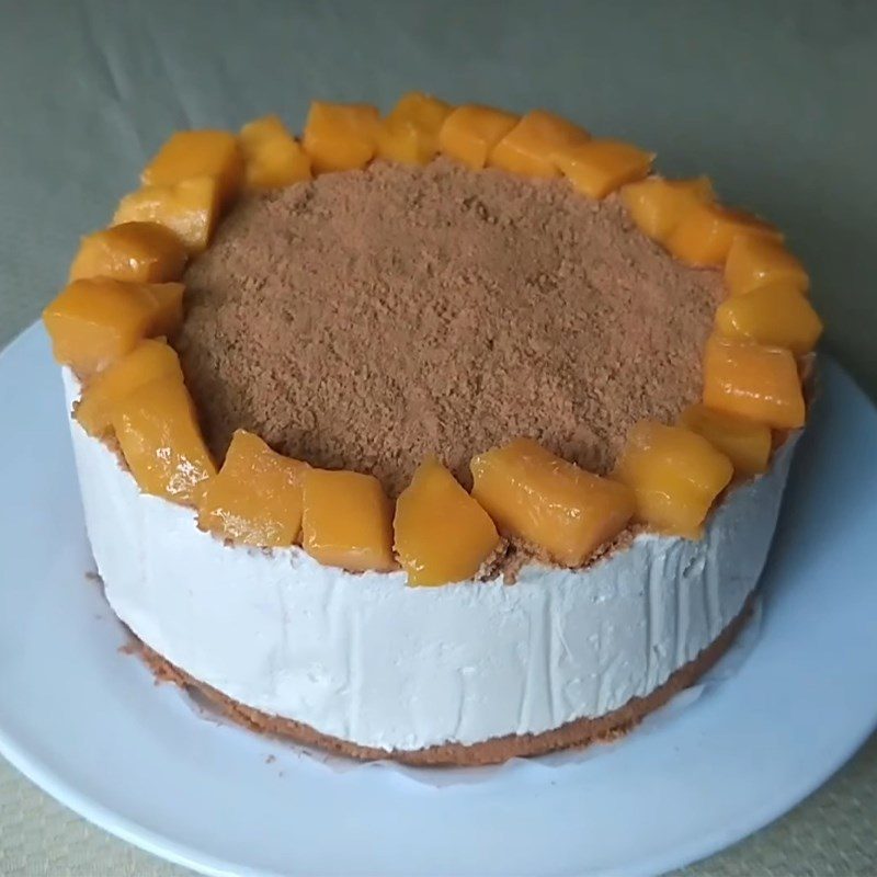 Step 4 Final Product Mango Ice Cream Cake