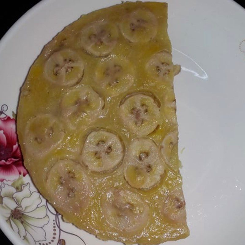 Step 4 Final Product Steamed banana cake with rice flour and coconut cream