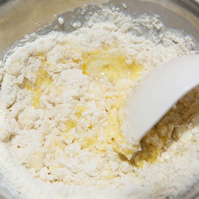 Step 2 Prepare the batter for banana cake Steamed banana cake with rice flour and coconut milk