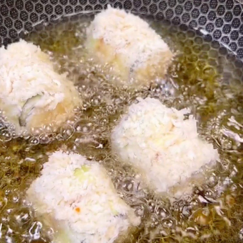 Step 5 Fried Eggplant Eggplant Roll Fried Eggplant Roll