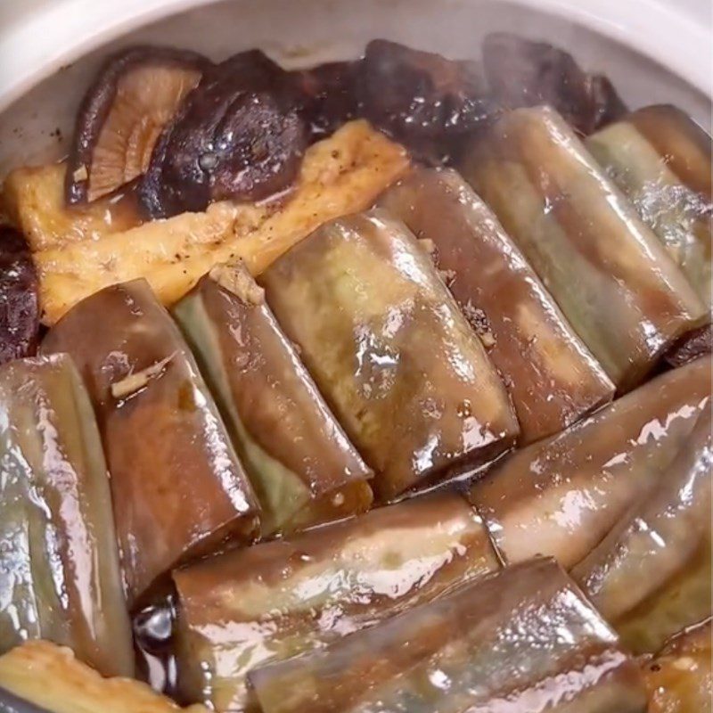 Step 3 Vegetarian Braised Eggplant Vegetarian Braised Eggplant (Recipe shared by Tiktok Vegetarian Kitchen XANH)