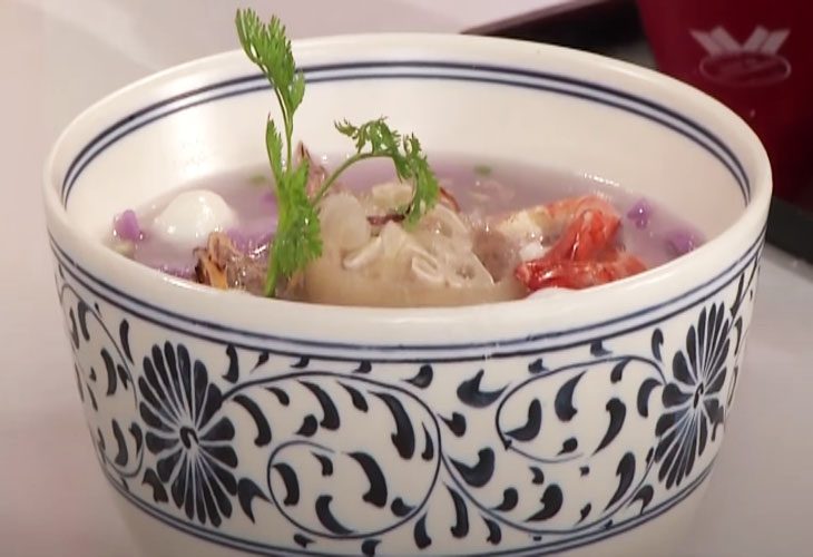 Step 6 Completion of Purple Yam Bánh Canh