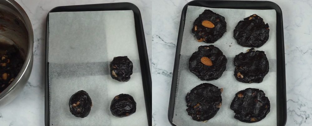 Step 2 Shaping cookies Keto Chocolate Almond Cookies
