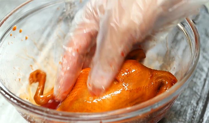 Step 3 Marinate the quail Five-Spice Quail