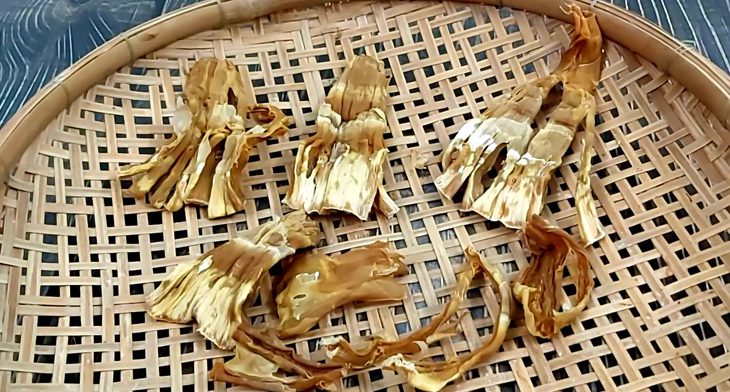 Step 4 Drying Bamboo Shoots Dried Bamboo