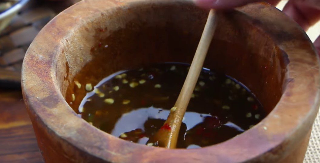 Step 2 Make the salad dressing for Blood Cockle Salad