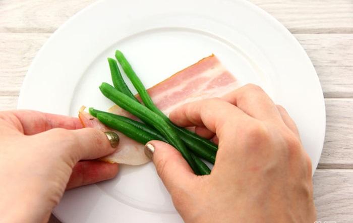 Step 2 Meat Roll Grilled Meat Rolls with Green Beans