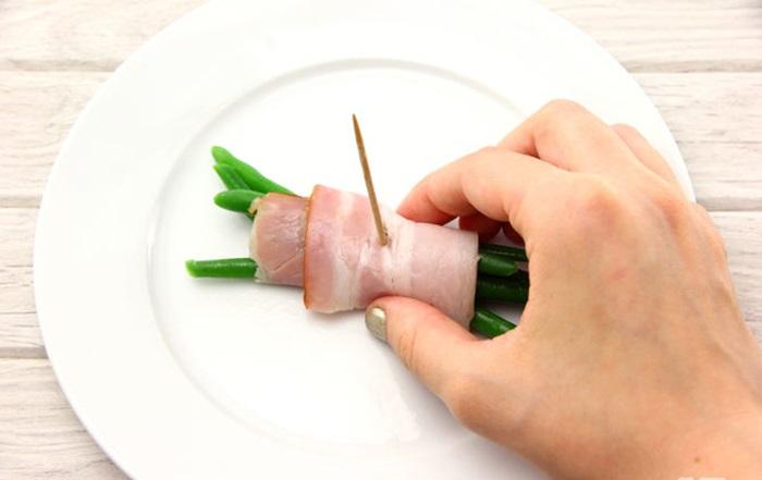 Step 2 Meat Roll Grilled Meat Rolls with Green Beans