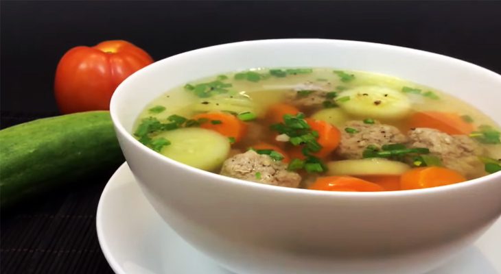 Step 4 Final Product Minced Meat Ball Vegetable Soup