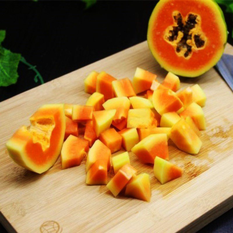 Step 2 Prepare other ingredients Beef tail stewed with papaya