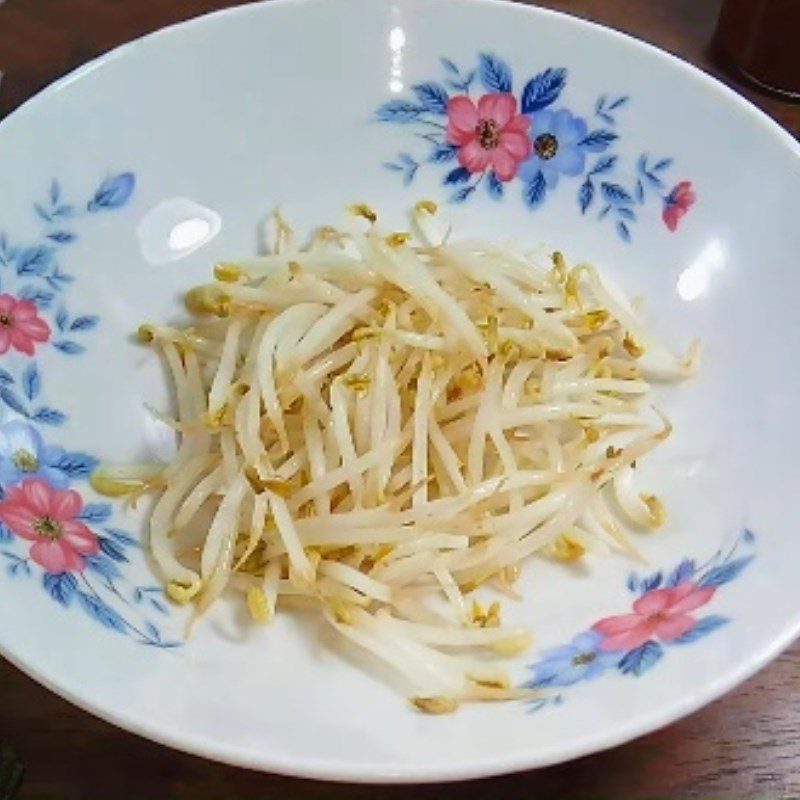 Step 5 Completion of Vegetarian Cao Lau
