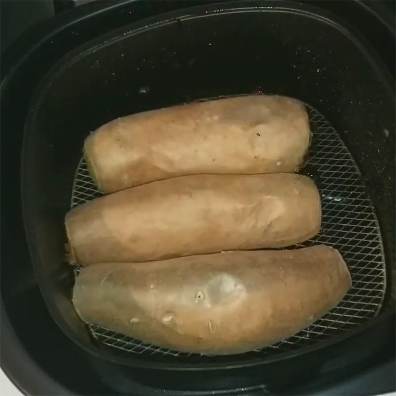 Step 2 Roasted sweet potatoes Roasted sweet potatoes using air fryer